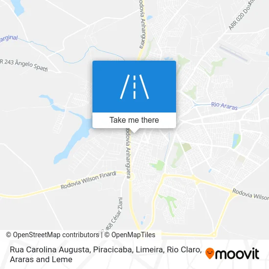 Rua Carolina Augusta map