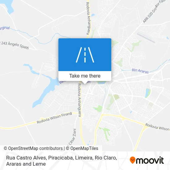 Rua Castro Alves map