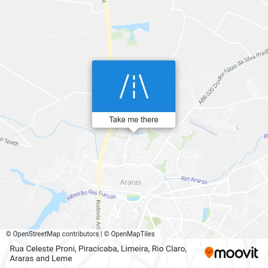 Rua Celeste Proni map