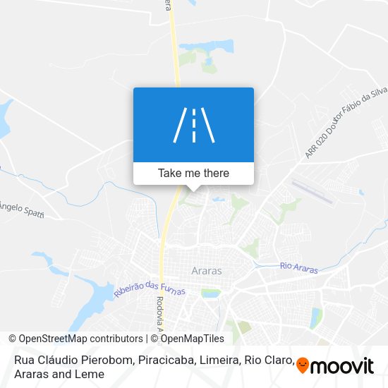 Rua Cláudio Pierobom map