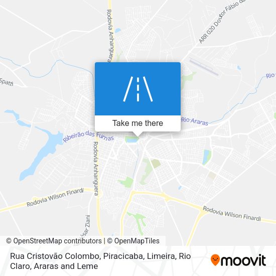 Rua Cristovão Colombo map