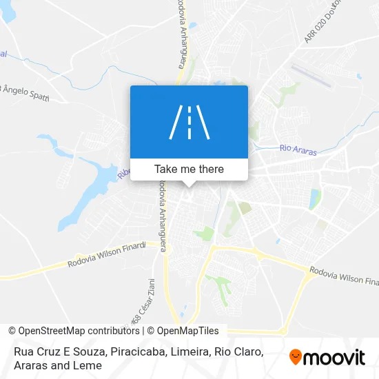 Rua Cruz E Souza map