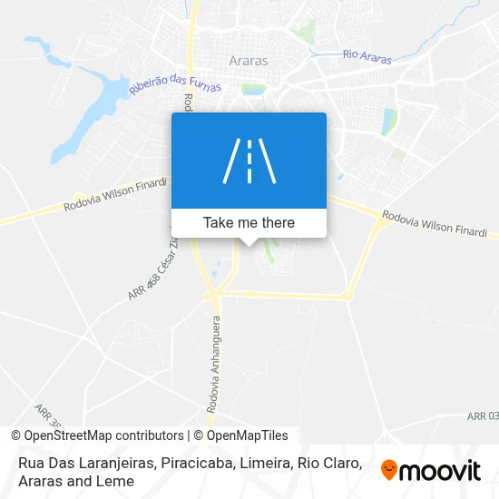 Rua Das Laranjeiras map