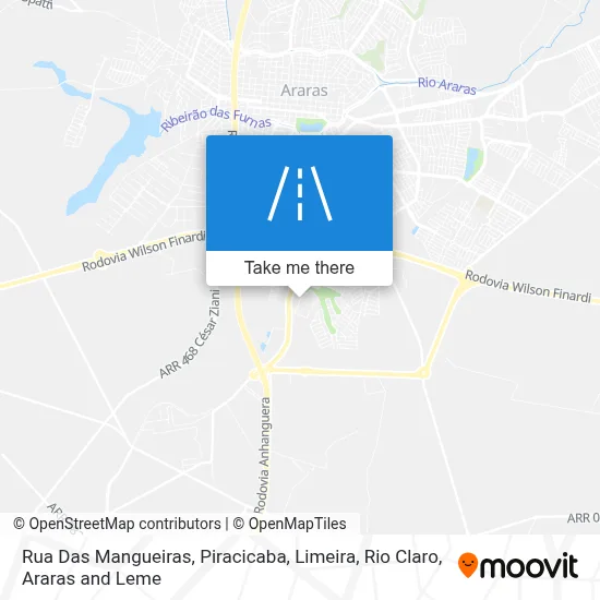 Rua Das Mangueiras map