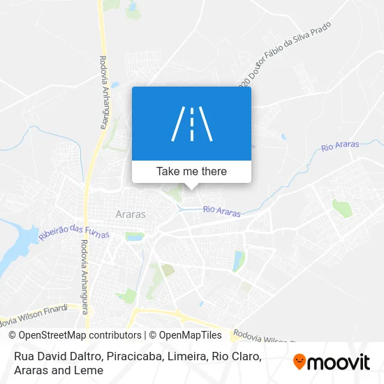 Rua David Daltro map