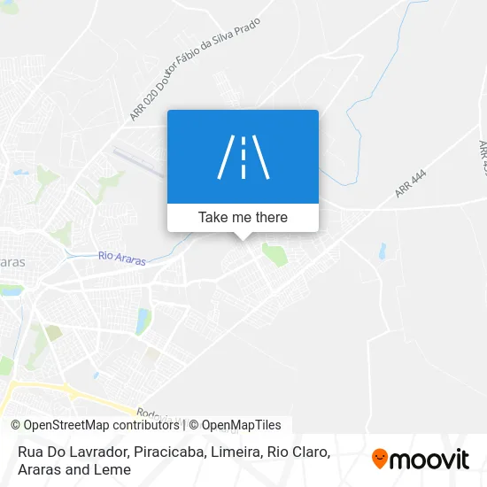 Rua Do Lavrador map