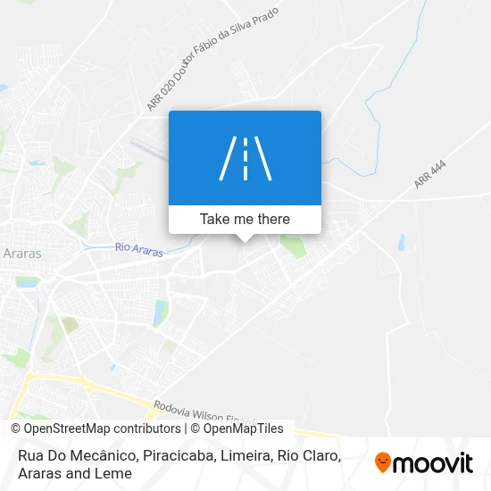 Rua Do Mecânico map