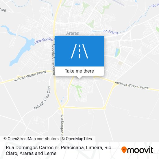 Rua Domingos Carrocini map