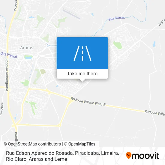 Rua Edson Aparecido Rosada map