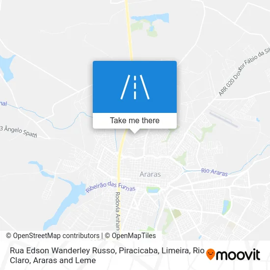 Rua Edson Wanderley Russo map