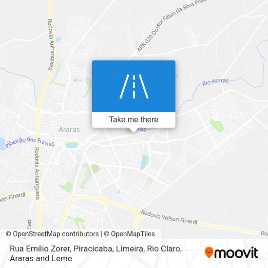 Rua Emílio Zorer map