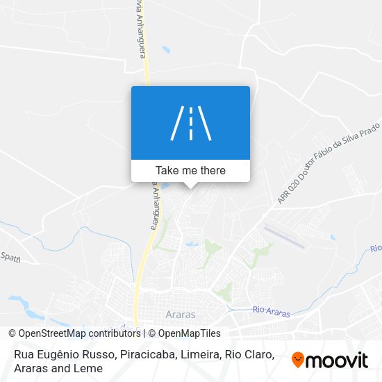 Rua Eugênio Russo map