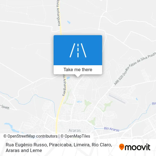 Rua Eugênio Russo map