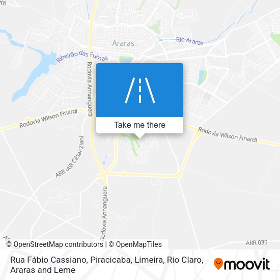 Rua Fábio Cassiano map