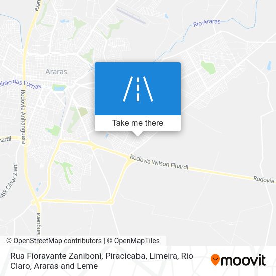 Rua Fioravante Zaniboni map