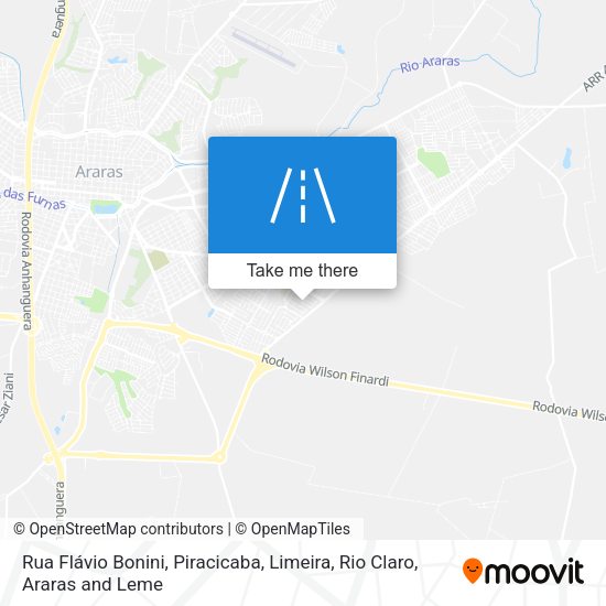 Rua Flávio Bonini map