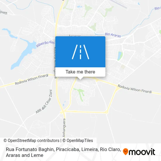 Rua Fortunato Baghin map