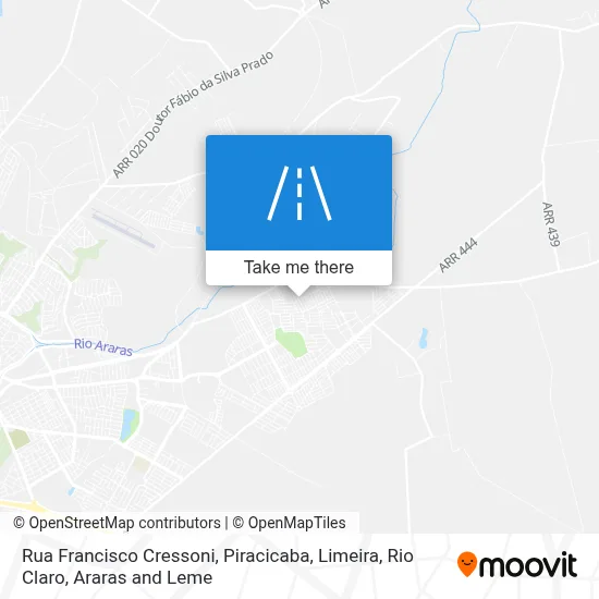 Rua Francisco Cressoni map