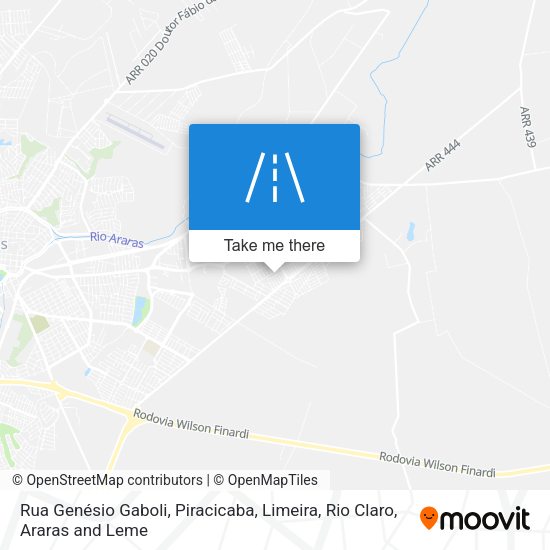 Rua Genésio Gaboli map