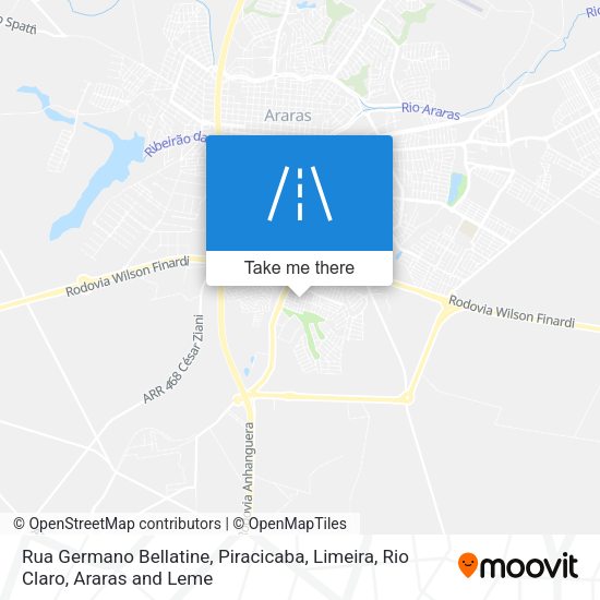 Rua Germano Bellatine map