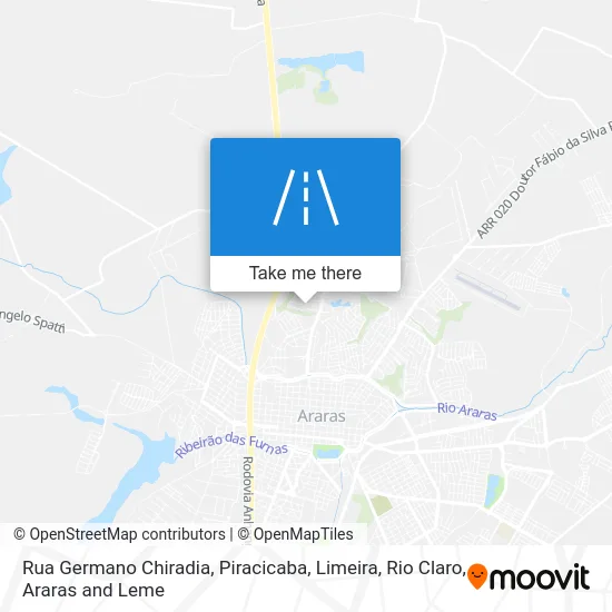 Rua Germano Chiradia map