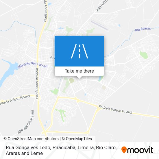 Rua Gonçalves Ledo map