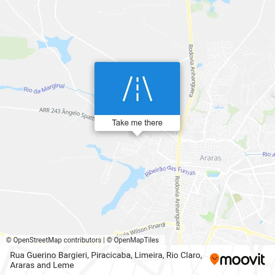 Rua Guerino Bargieri map