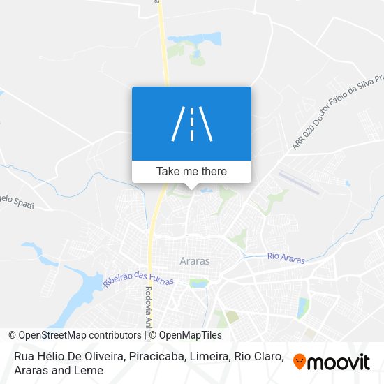 Rua Hélio De Oliveira map