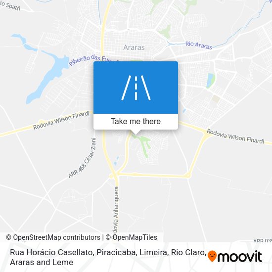 Rua Horácio Casellato map
