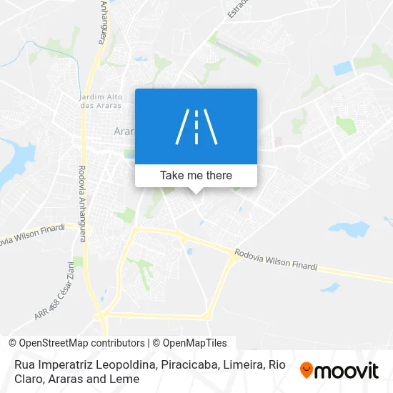 Rua Imperatriz Leopoldina map