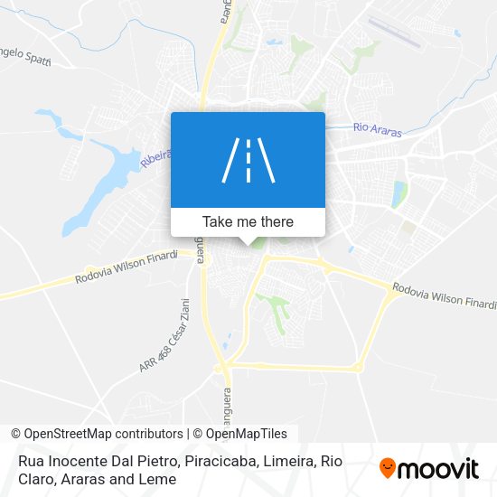 Rua Inocente Dal Pietro map