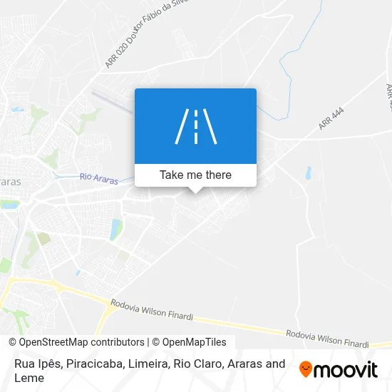 Rua Ipês map