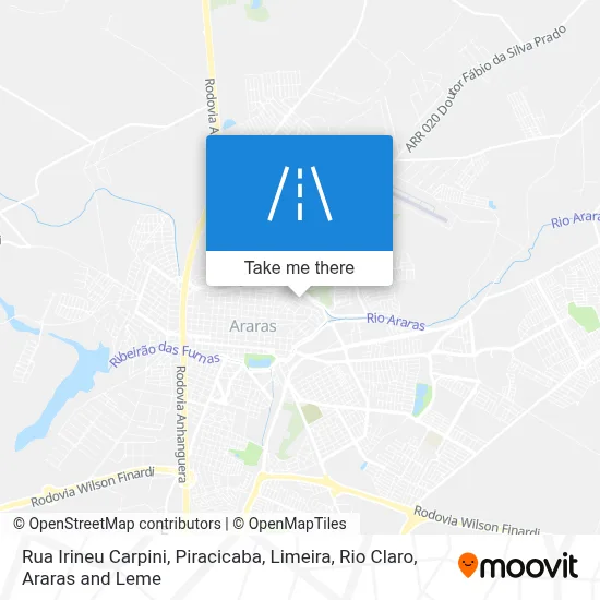Rua Irineu Carpini map