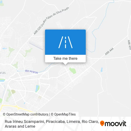 Rua Irineu Scamparini map