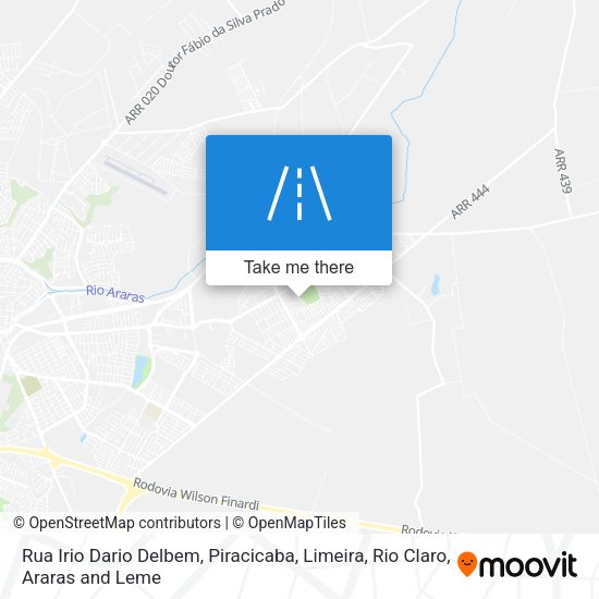 Rua Irio Dario Delbem map