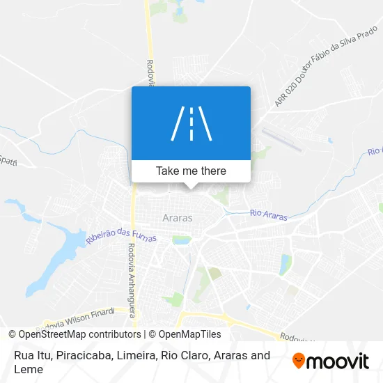 Rua Itu map