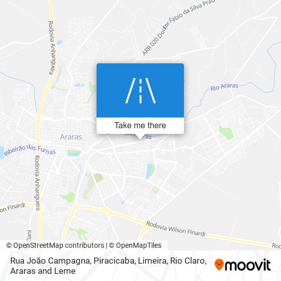 Rua João Campagna map