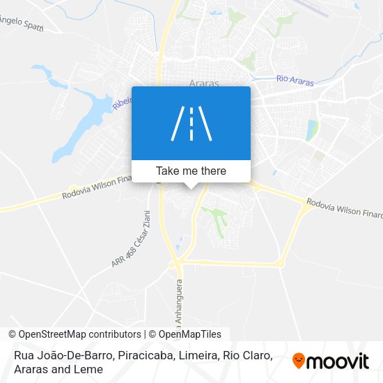 Rua João-De-Barro map