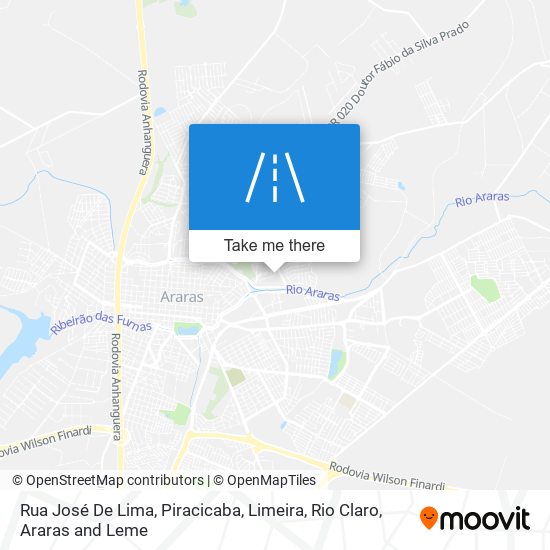 Rua José De Lima map