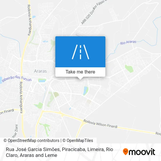 Rua José Garcia Simões map