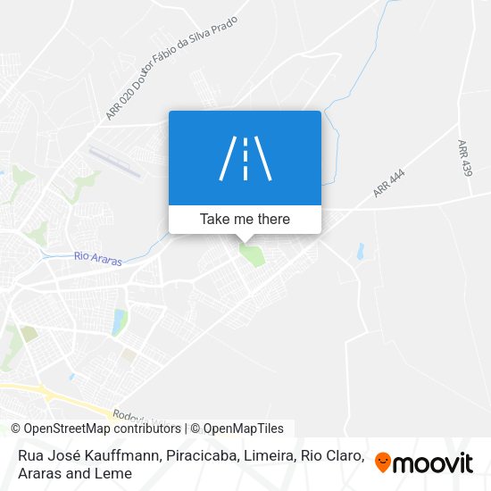 Rua José Kauffmann map