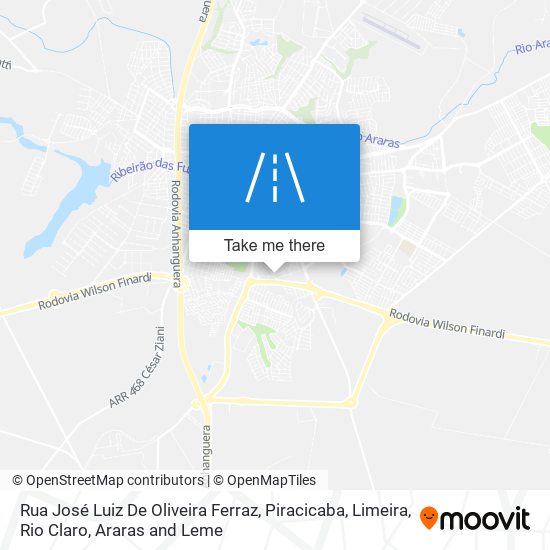 Rua José Luiz De Oliveira Ferraz map