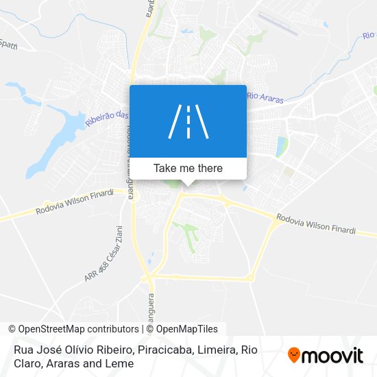 Rua José Olívio Ribeiro map