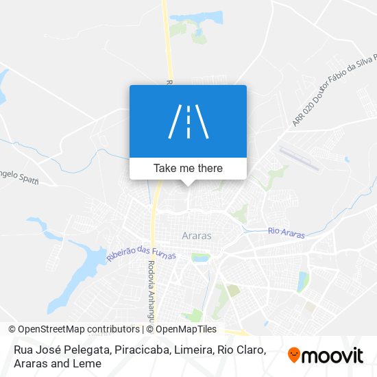 Mapa Rua José Pelegata