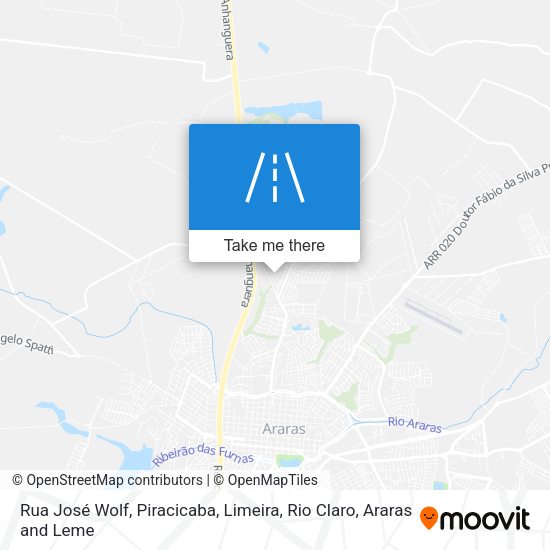 Rua José Wolf map