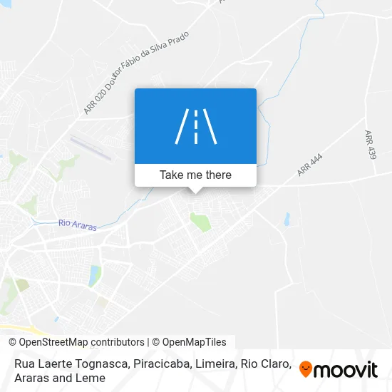 Rua Laerte Tognasca map