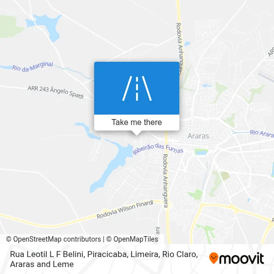 Rua Leotil L F Belini map