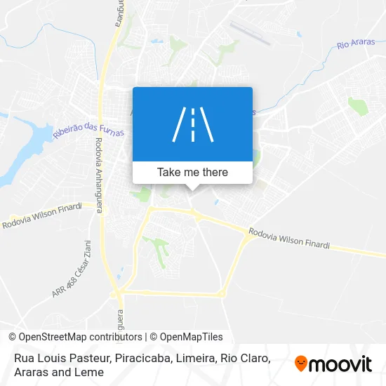 Rua Louis Pasteur map