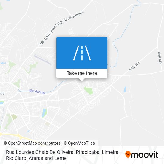Rua Lourdes Chaib De Oliveira map