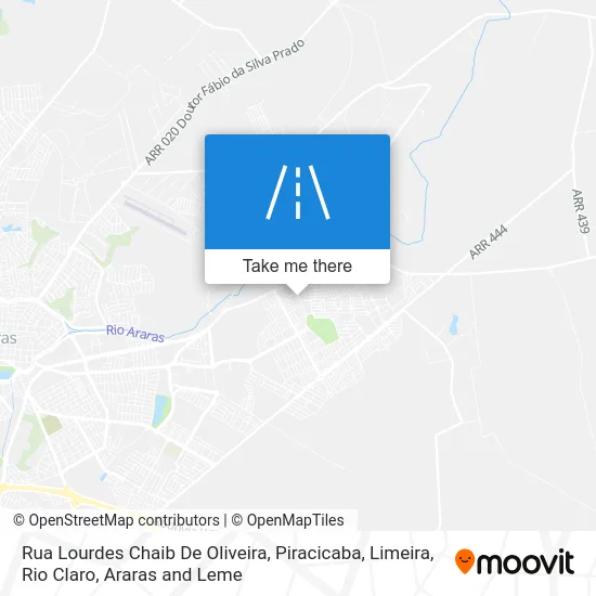 Rua Lourdes Chaib De Oliveira map